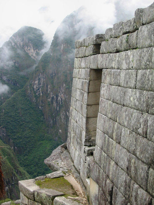 Intricate block architechture at Machu Picchu